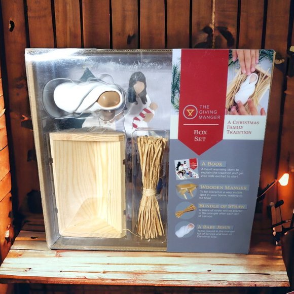 The Giving Manger Box Set - A Christmas Family Tradition NIB - Picture 1 of 6